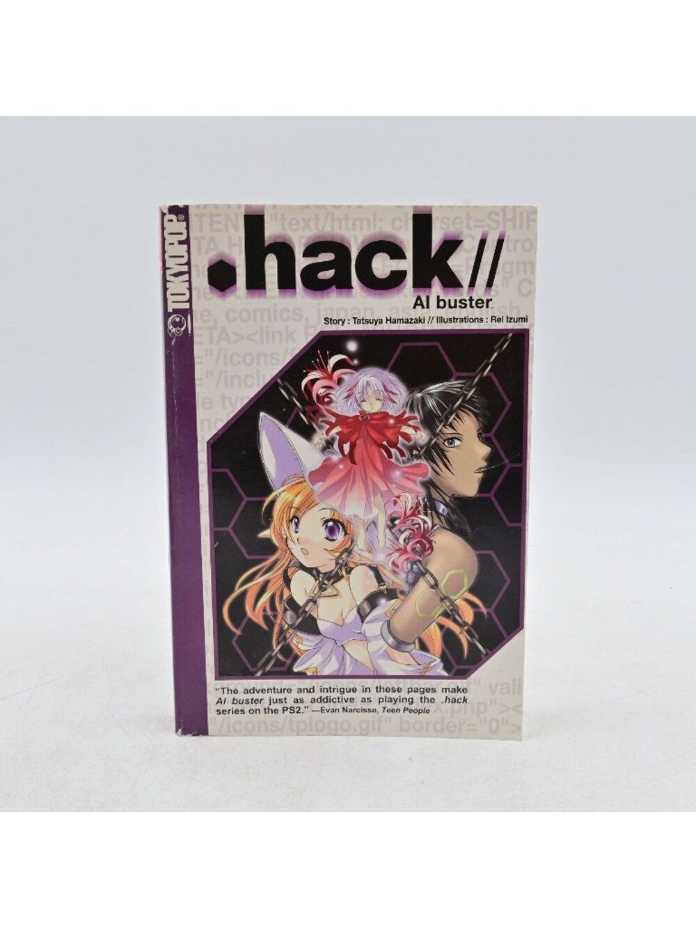 Tokyopop .hack//AI Buster Vol 1 English Light Novel OOP Tatsuya Hamazaki